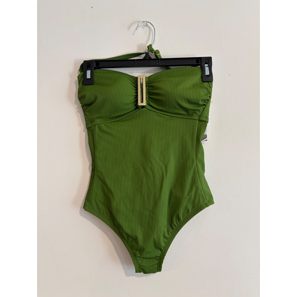 sofia by sofia vergara Olive Green One-Piece Swimsuit (New Without Tag)
